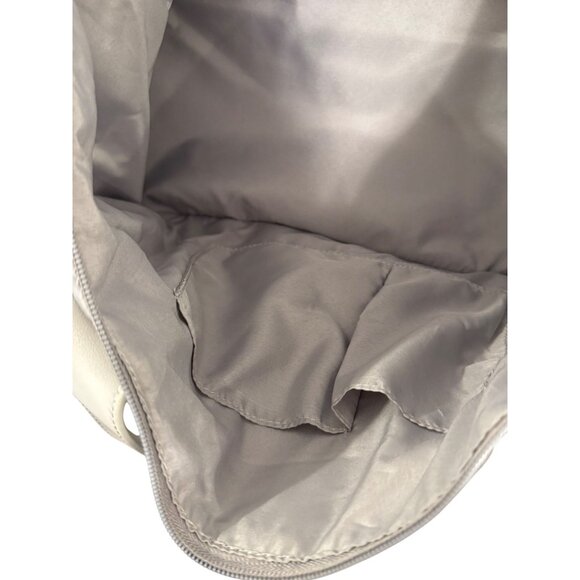 Madden Girl Nylon & Faux Leather Tote Bag Gray Large Shoulder Strap Versatile De - Picture 10 of 14